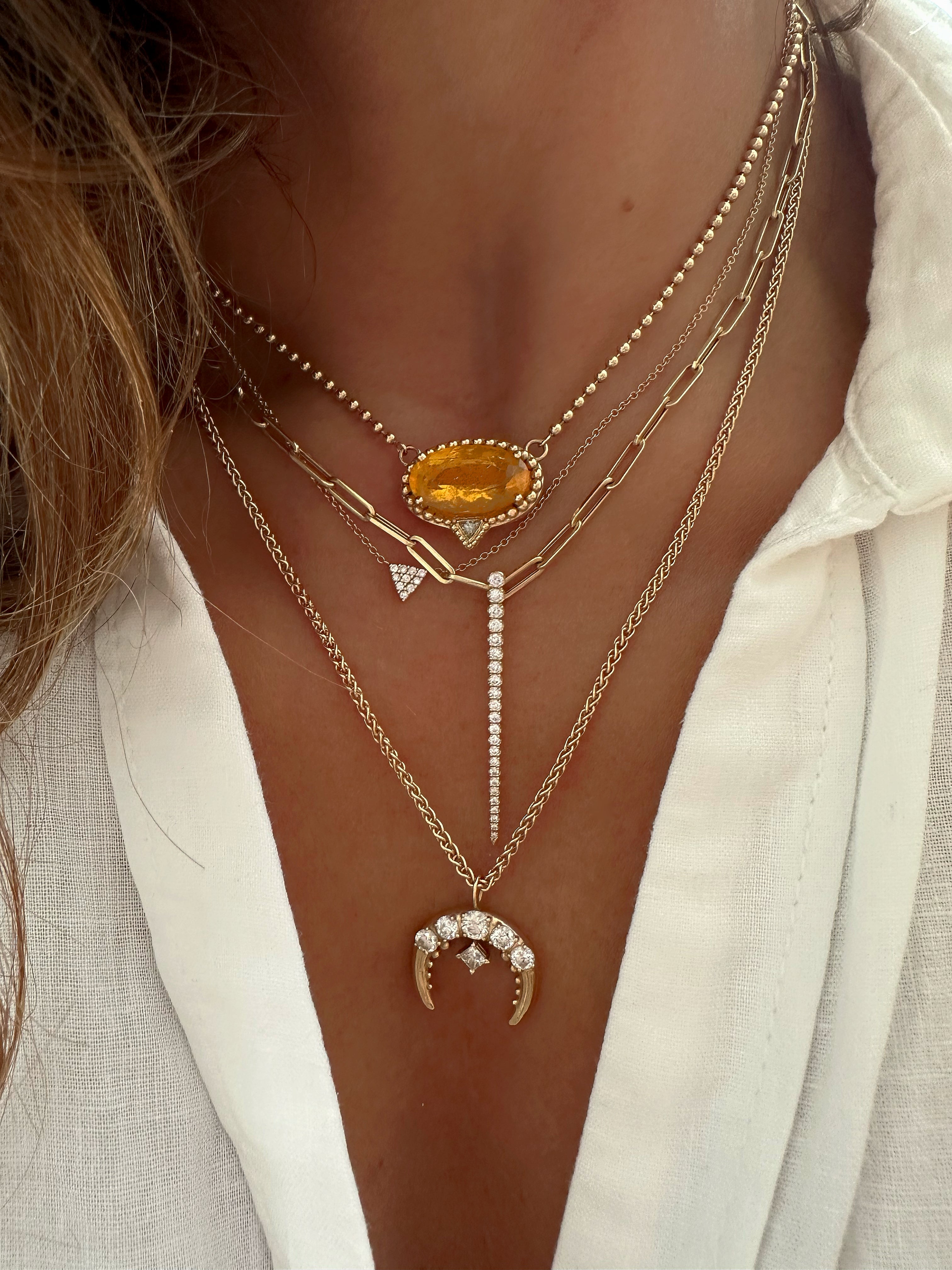 Pointy Diamond Charm