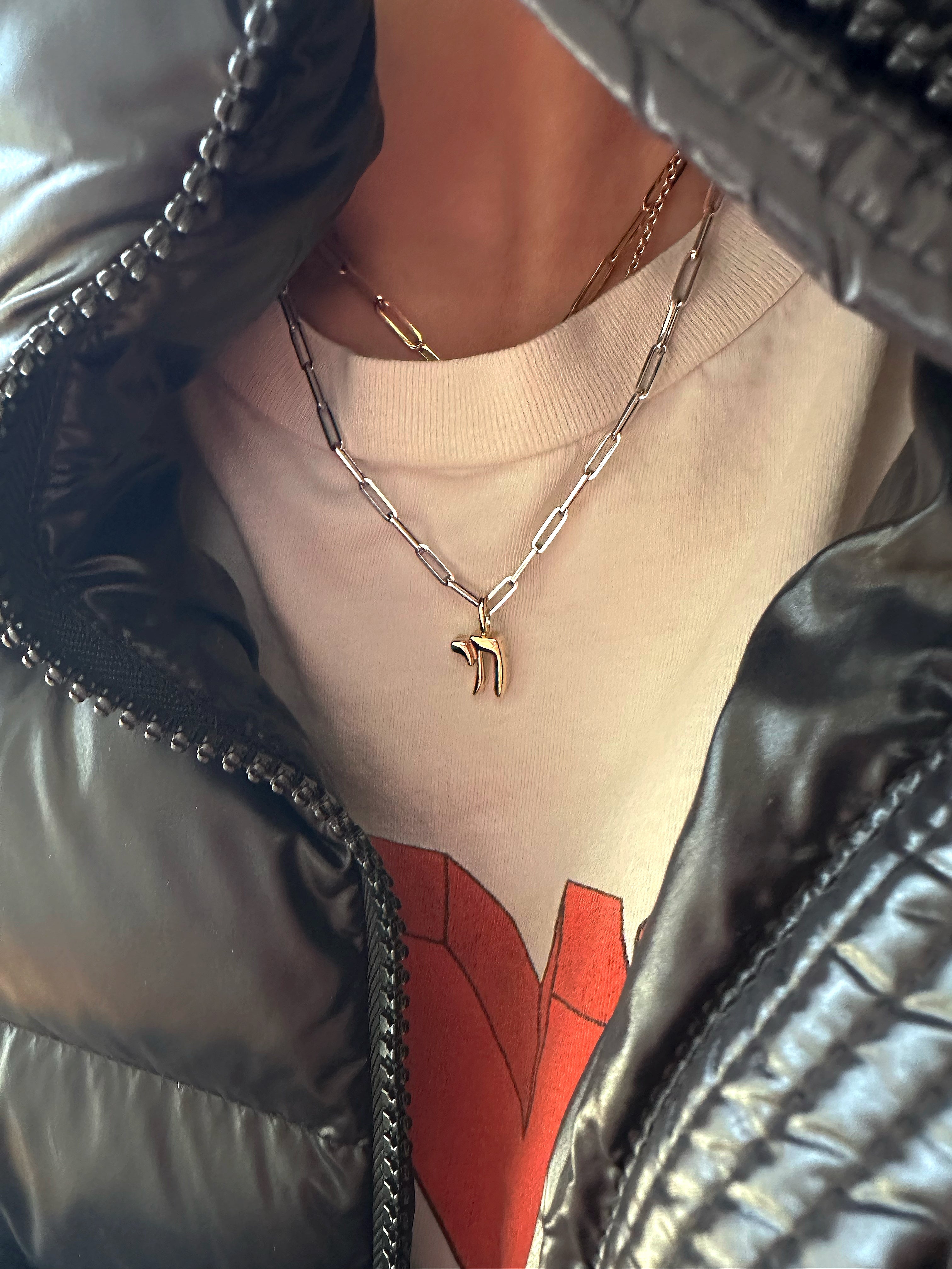 Gold Chai Pendant