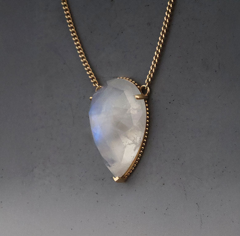 Rainbow Moonstone Necklace