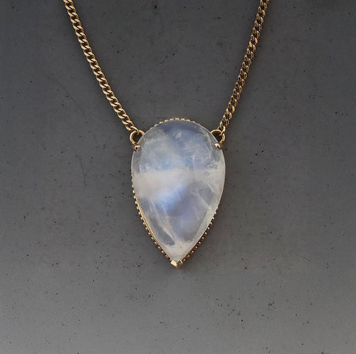 Rainbow Moonstone Necklace