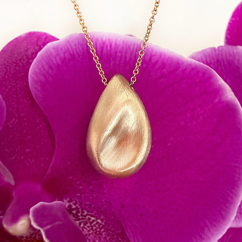 Organic Teardrop Pendant