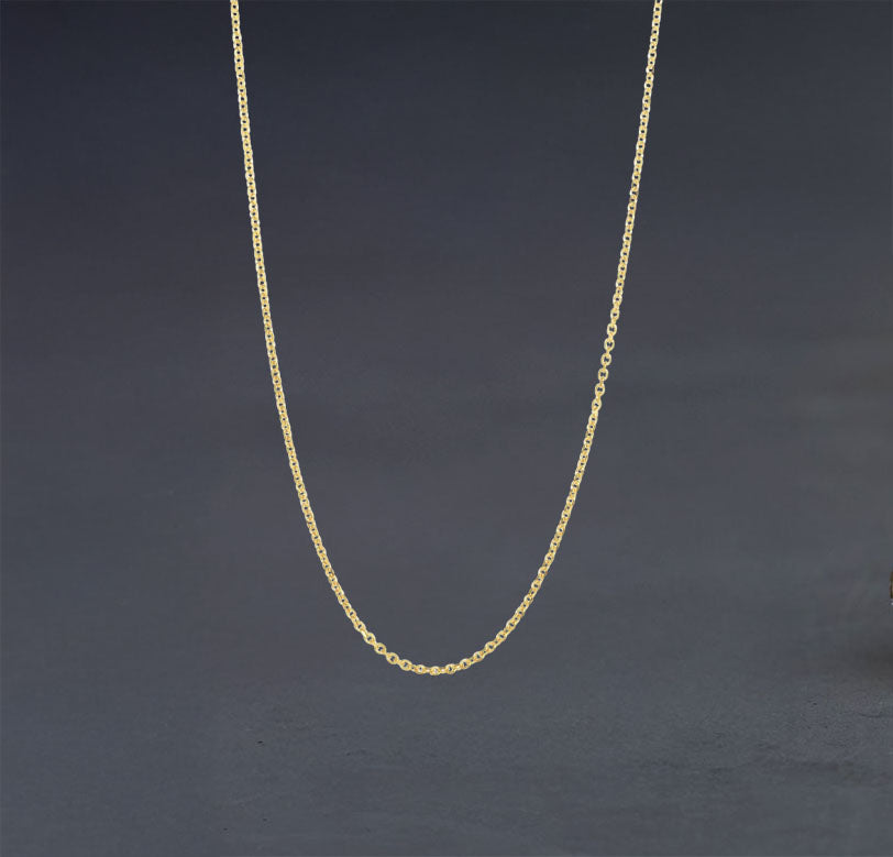 14K Yellow Gold Cable Chain Necklace
