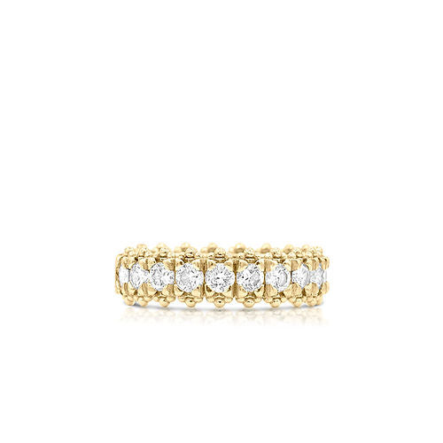 Black & White Diamond Pinky Ring
